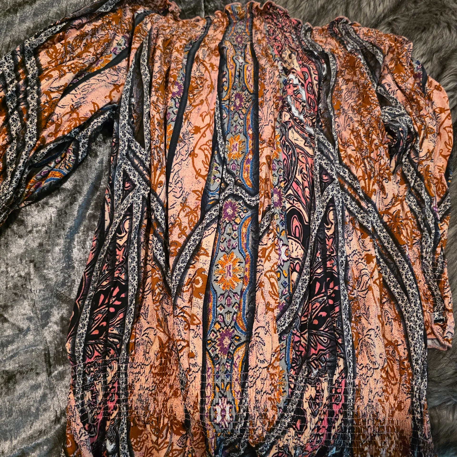 Venus  Multicolor Textured Knit Top - Image 3