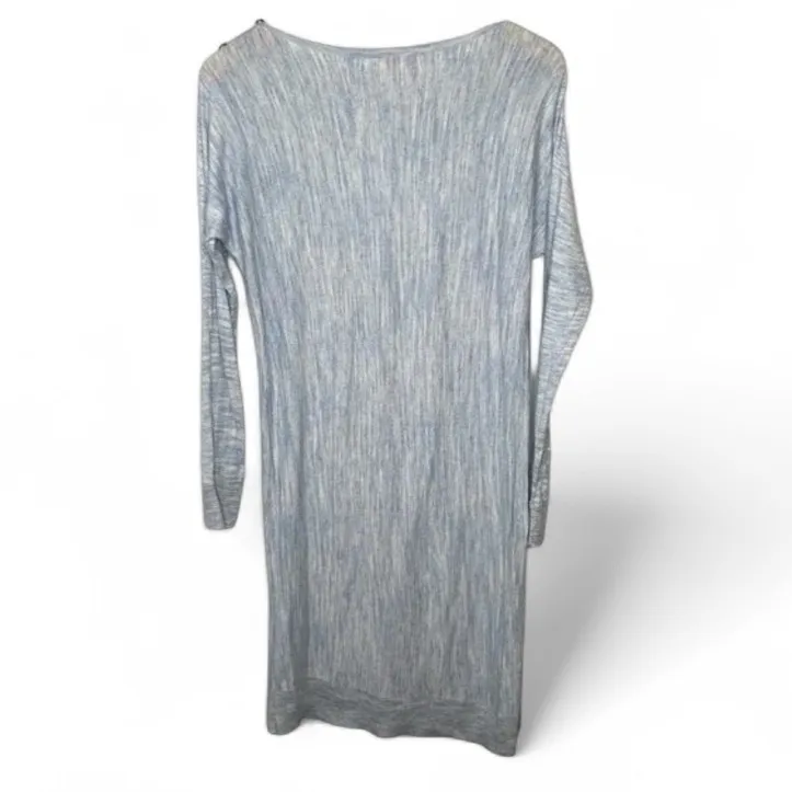 Lilly Pulitzer Jupiter Light Blue Long Sleeve Sweater Dress - Image 3