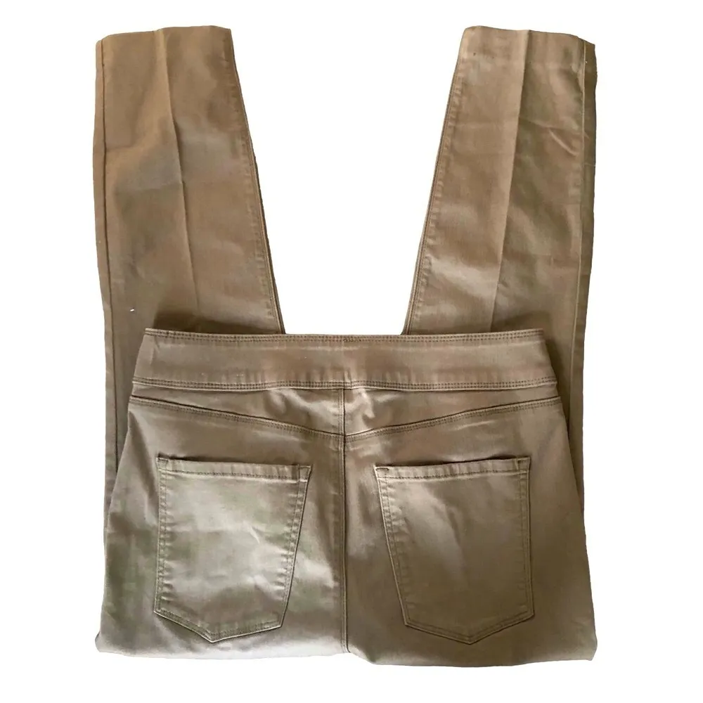 WHBM High-Rise Snap-Detail Skinny Ankle Jeans Size 8 Stretch Fall Wardrobe - Image 7