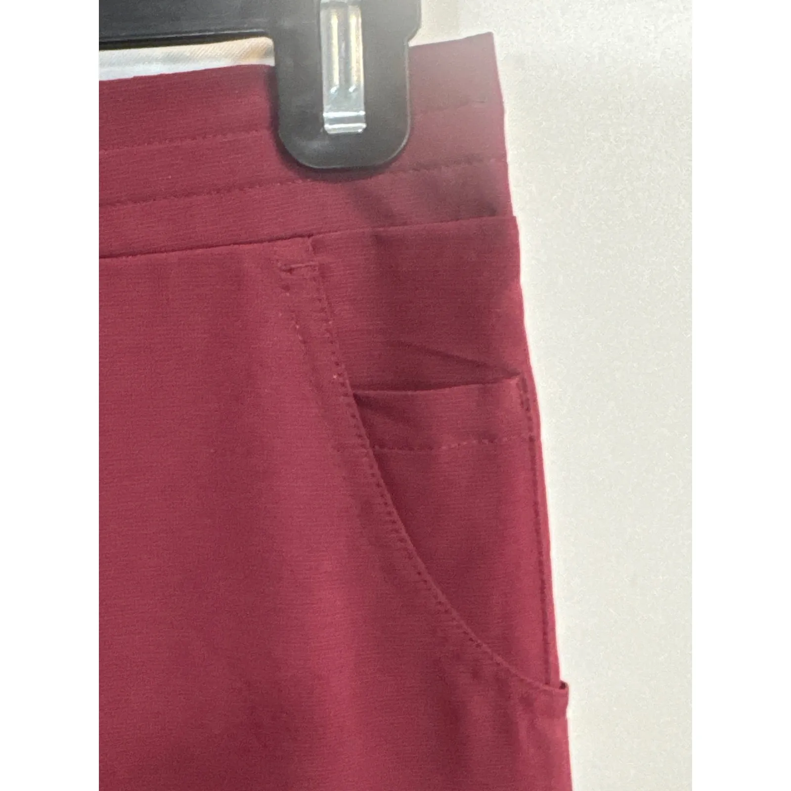 FIGS Womens Eco Yola Skinny Pants Regular XXS Burgundy Scrub Fitness NWT - Image 5