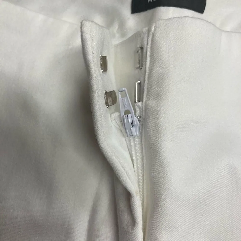 WORTHINGTON Women’s Modern Fit Cropped Pants White Size 6/8 Petite New With Tags - Image 5