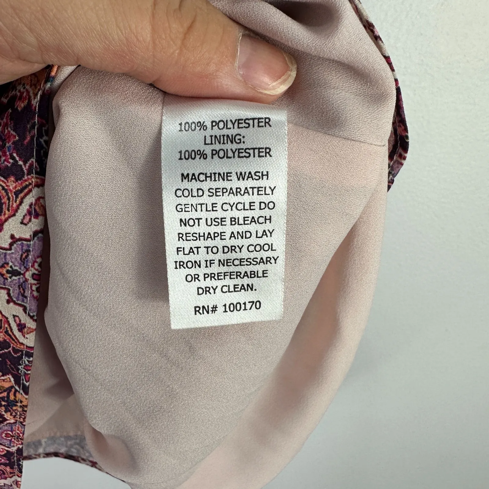 Tabitha Webb‎ XL Boho Paisley Baroque Sleeveless Indie Sleaze Festival Retro Pink - Image 3