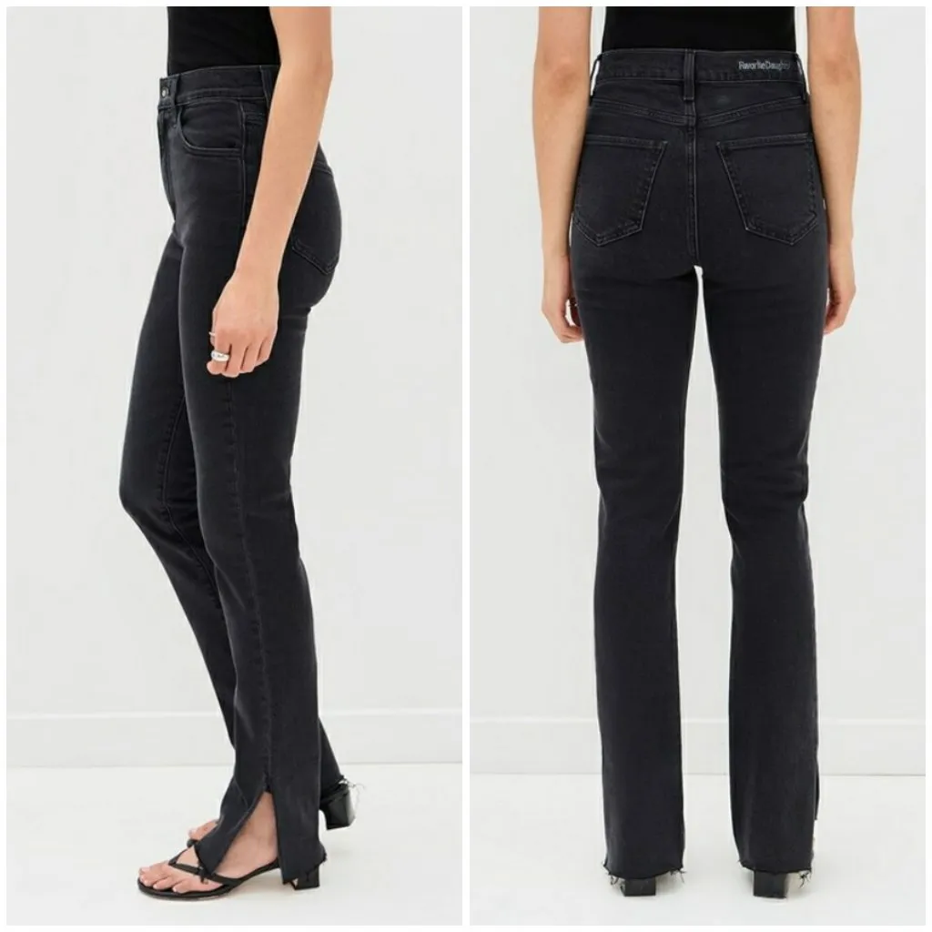 đź’•FAVORITE DAUGHTERđź’• Valentina Tower Super High Rise Jeans ~ Boulder 29 NWT Black - Image 8