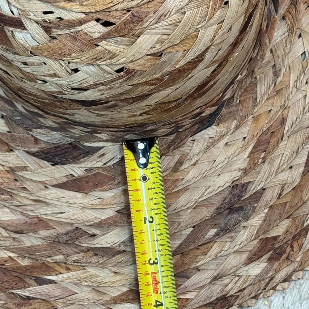 Nine West Woven Straw Hat Mulit Brown - Image 7