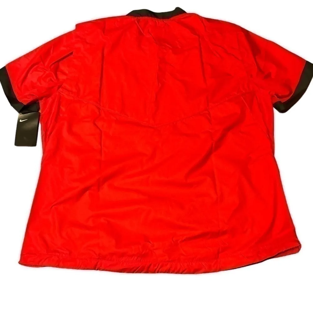 Nike Dri-Fit Women’s Softball Pullover Jacket - XL - Red/Black Trim - Image 3