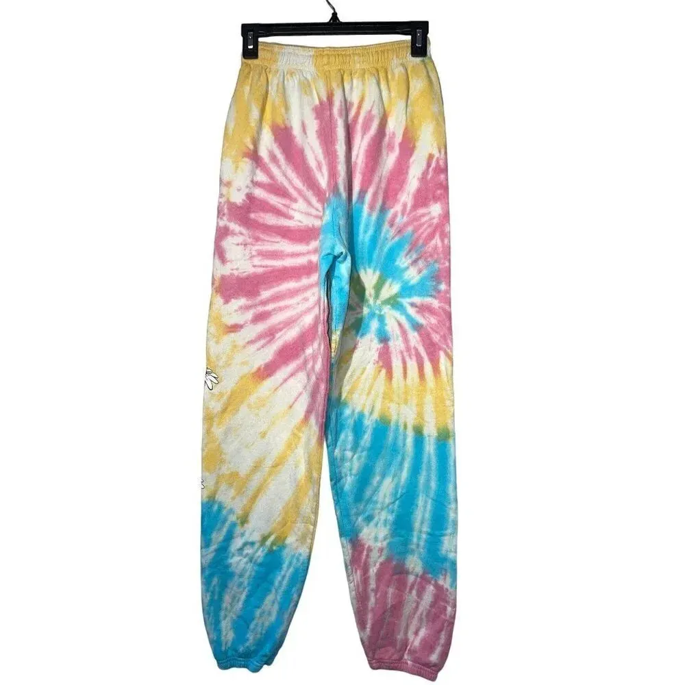 By Samii Ryan All I Want Sweatpants in Tie Dye XSmall Womens Joggers Pink Size XS - Image 7
