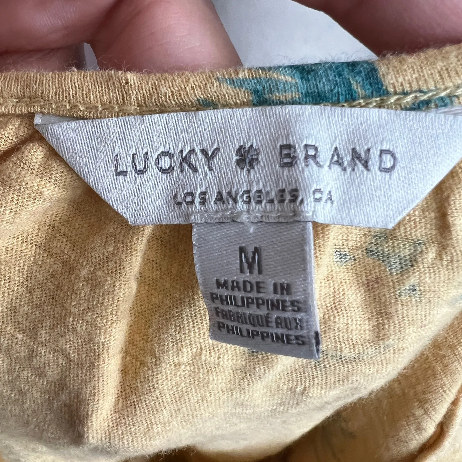 Lucky Brand Womens‎ Floral Top Size Medium Boho Indie Festival Hippie - Image 3