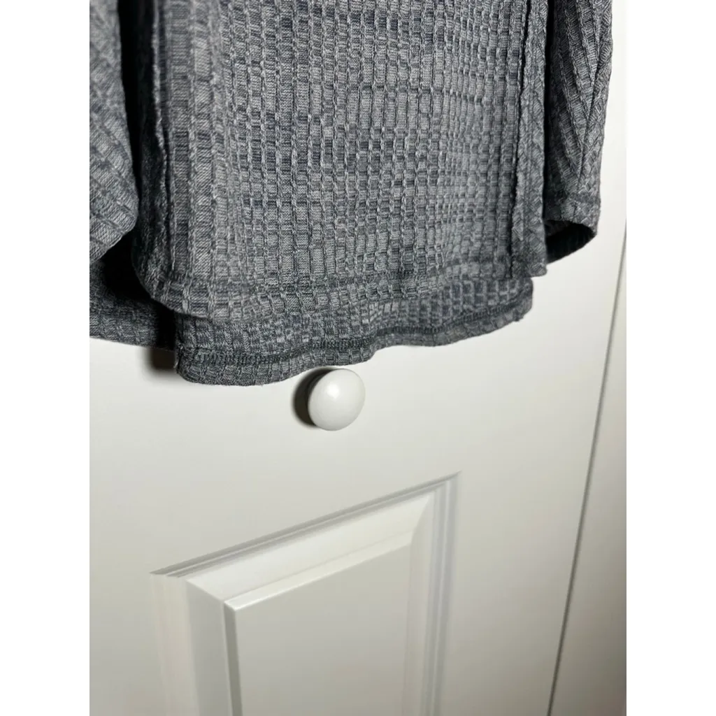 BLACK TAPE Gray Ribbed Tank Top S - Image 3