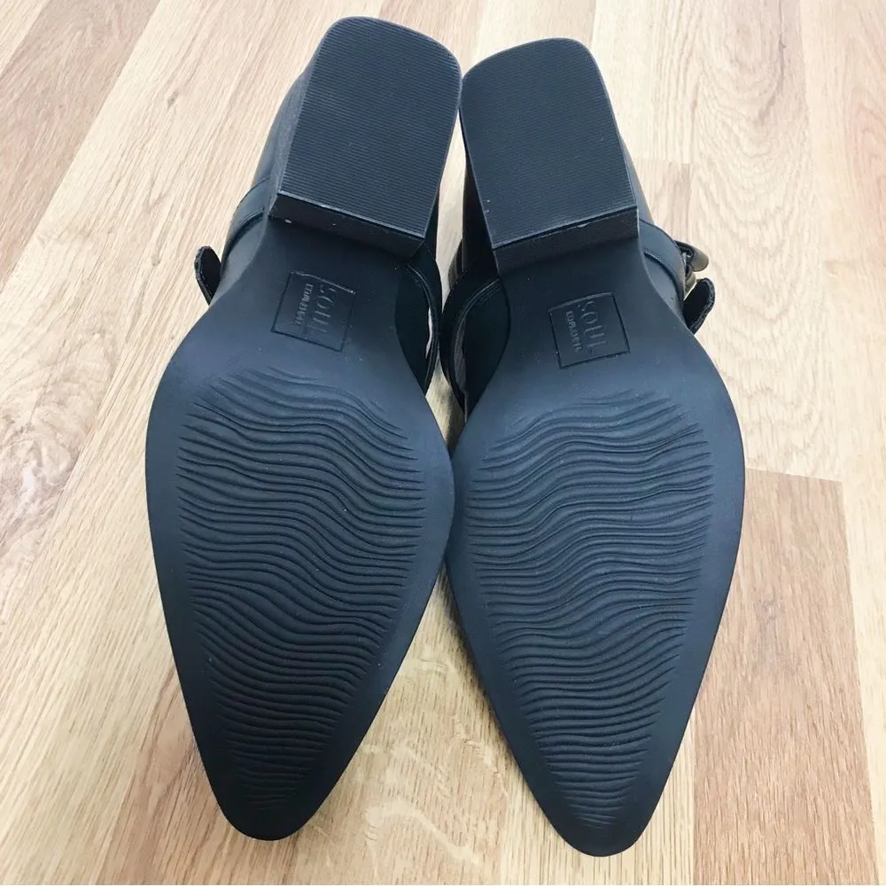 SOUL Naturalizer Matcha Black Western Ankle Boot Bootie Chunky Heel Size 11 New - Image 8