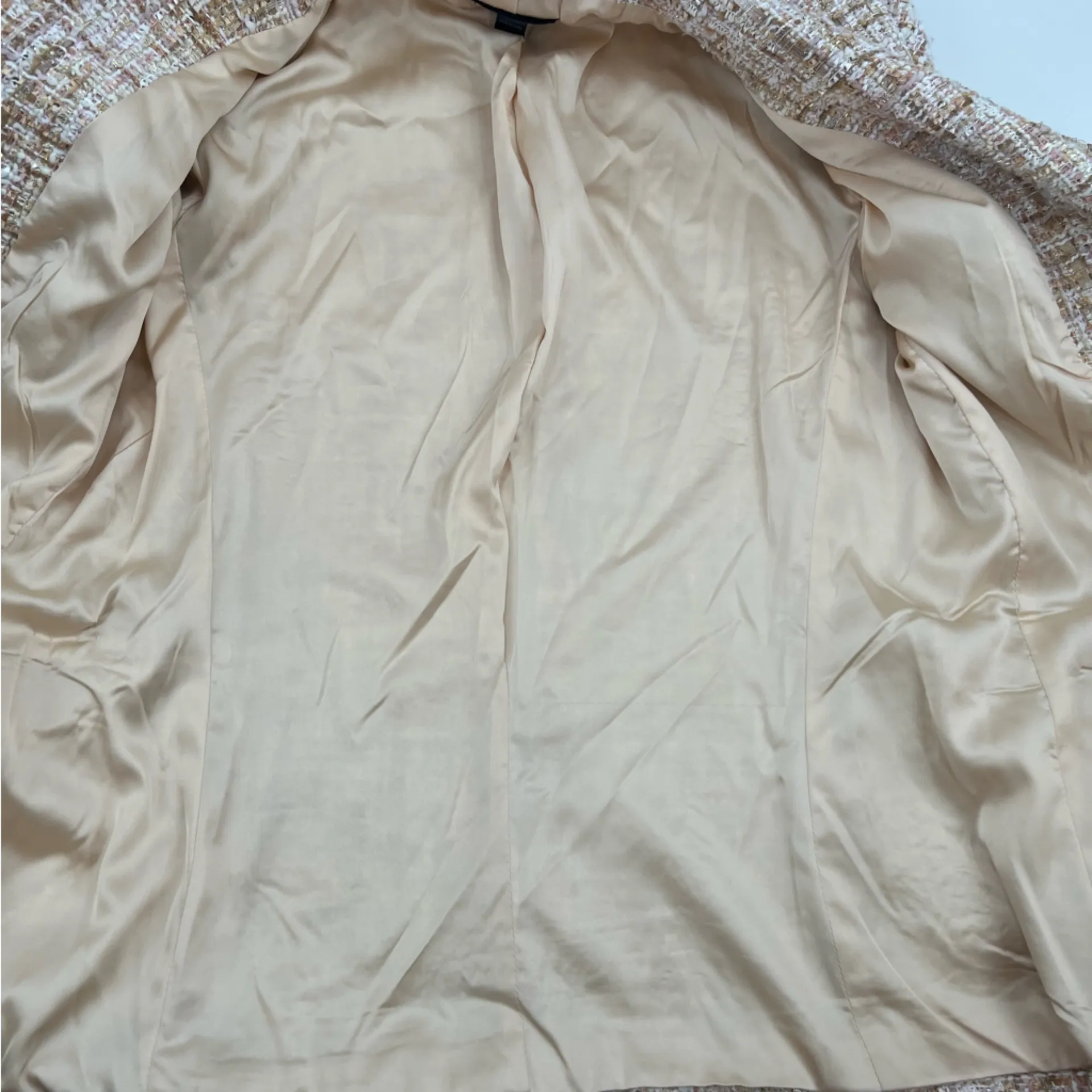 Aqua tweed sequin double breasted blazer sz XS - Image 7