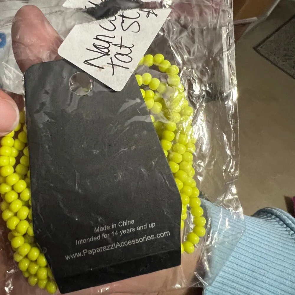 Paparazzi yellow bracelet - Image 5