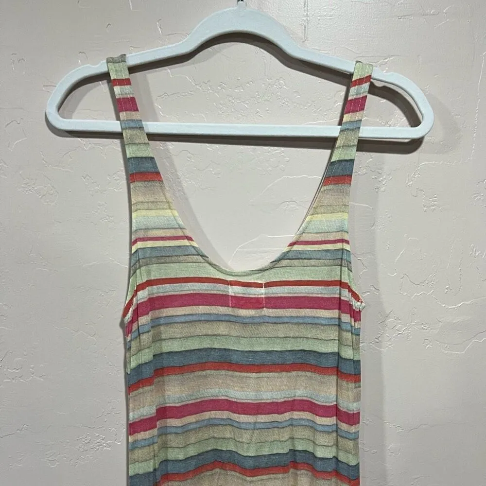 Quick Silver Striped Rainbow Maxi Dress - Image 3