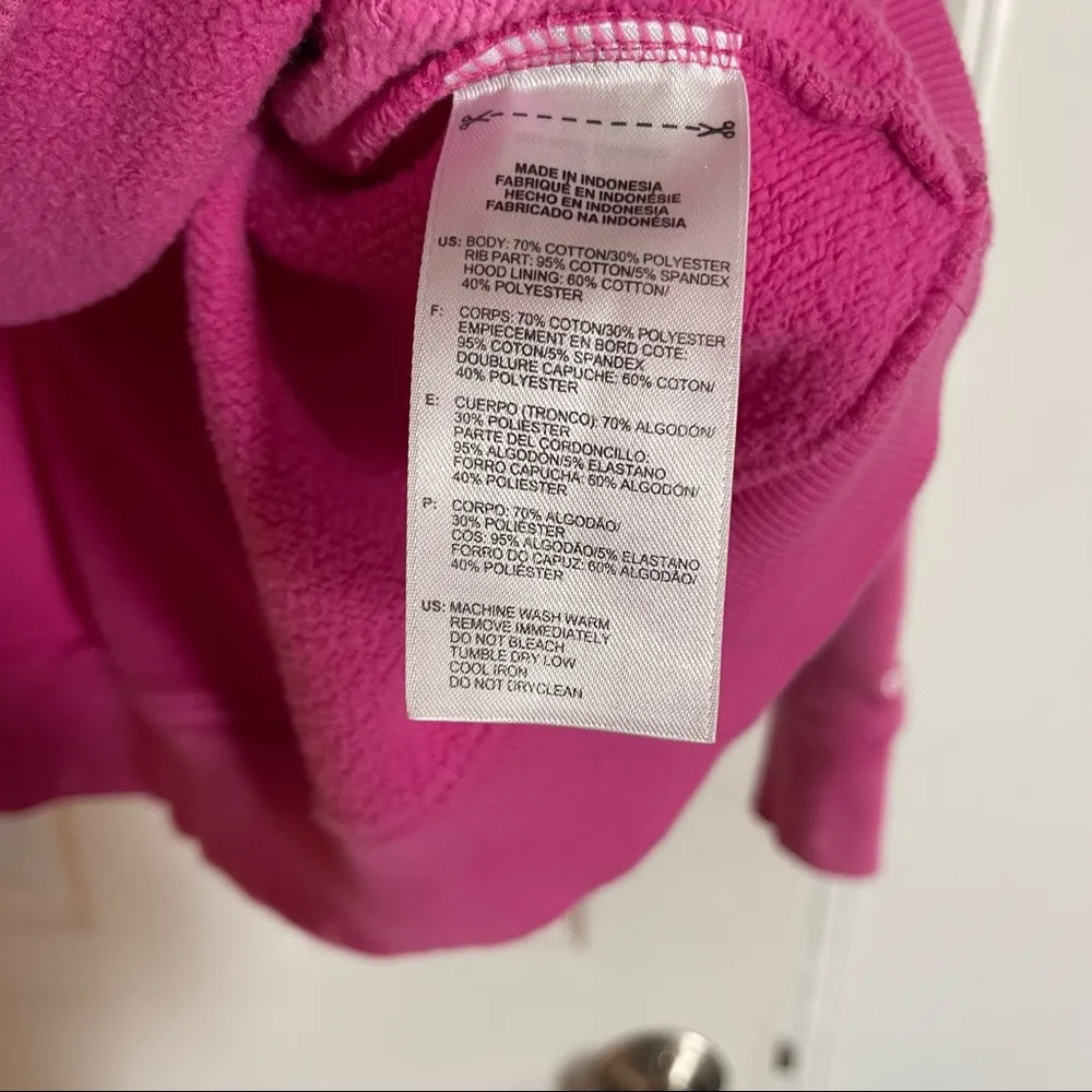 Adidas Custom One Of A Kind Reverse Dyed Graphic Hoodie SZ XL - Image 6