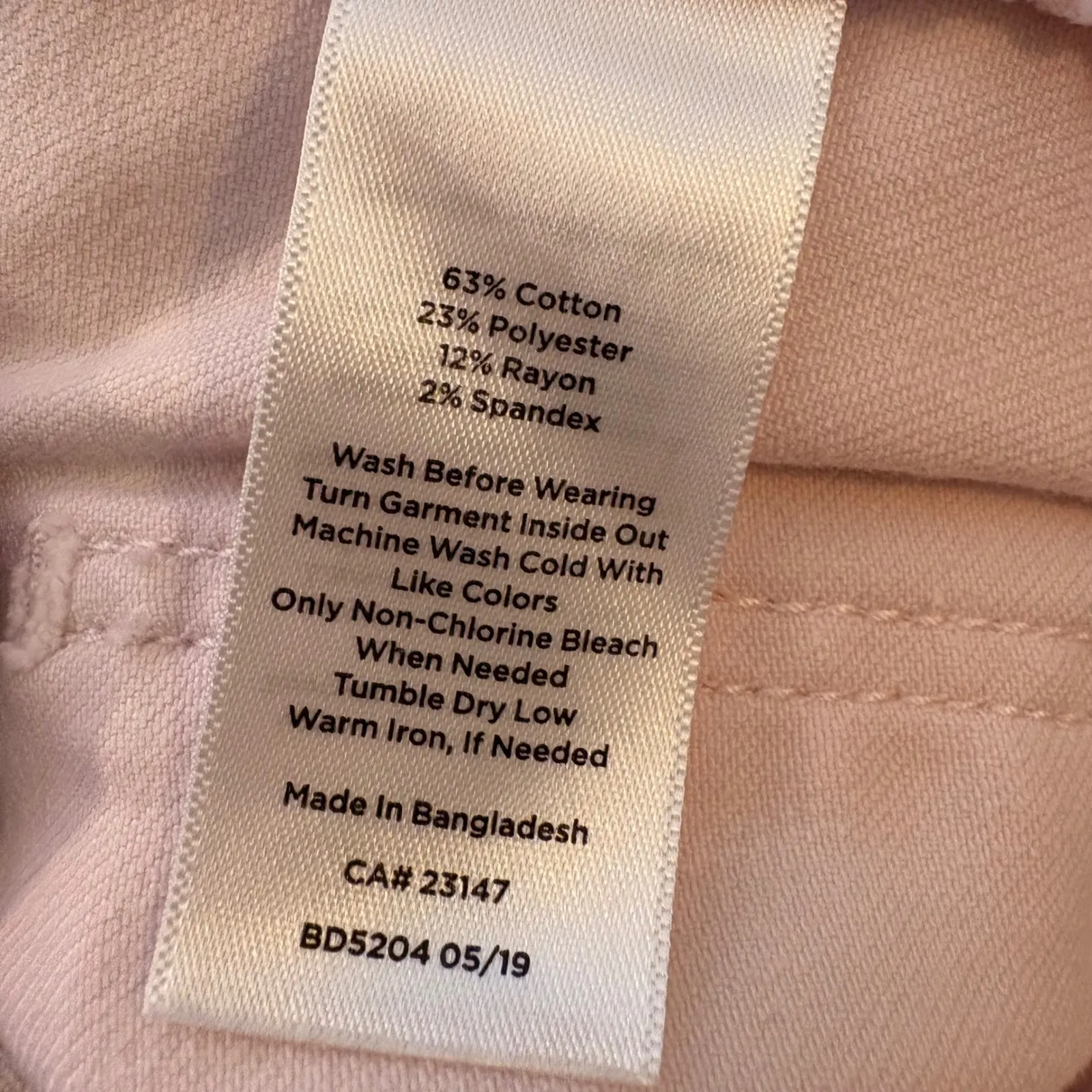 Talbots Simply Flattering 5 Pocket Jegging Pink Size 8 - Image 8