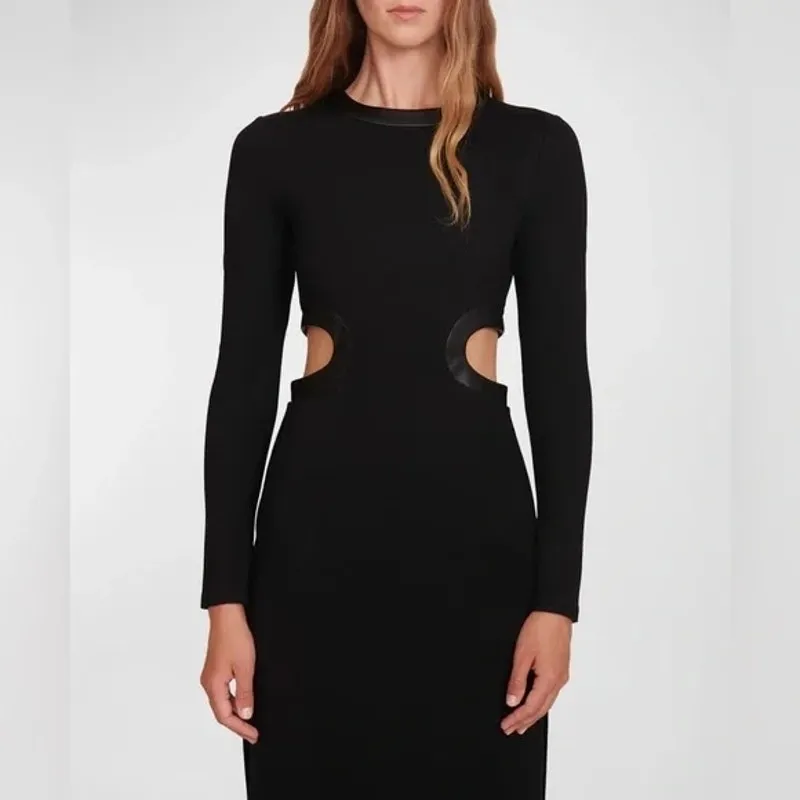 STAUD‎ Dolce Dress Vegan Cutouts NWT - Image 5