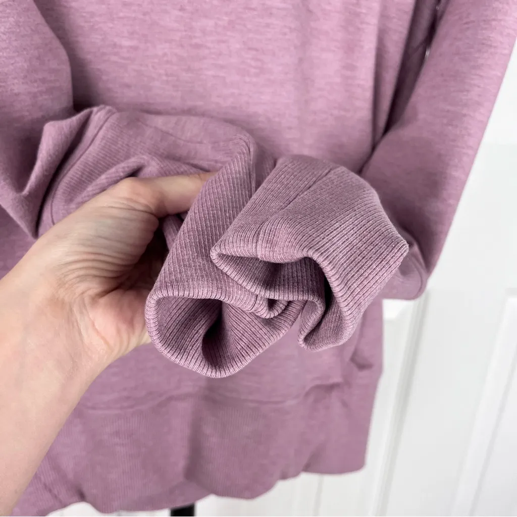 Lululemon High Lines Pullover Heathered Vintage Mauve - Image 3