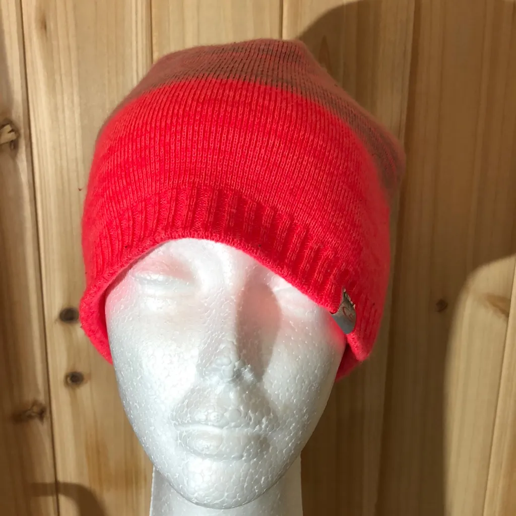 Champion C9 Pink/ Gray Lined Beanie Hat OS - Image 2