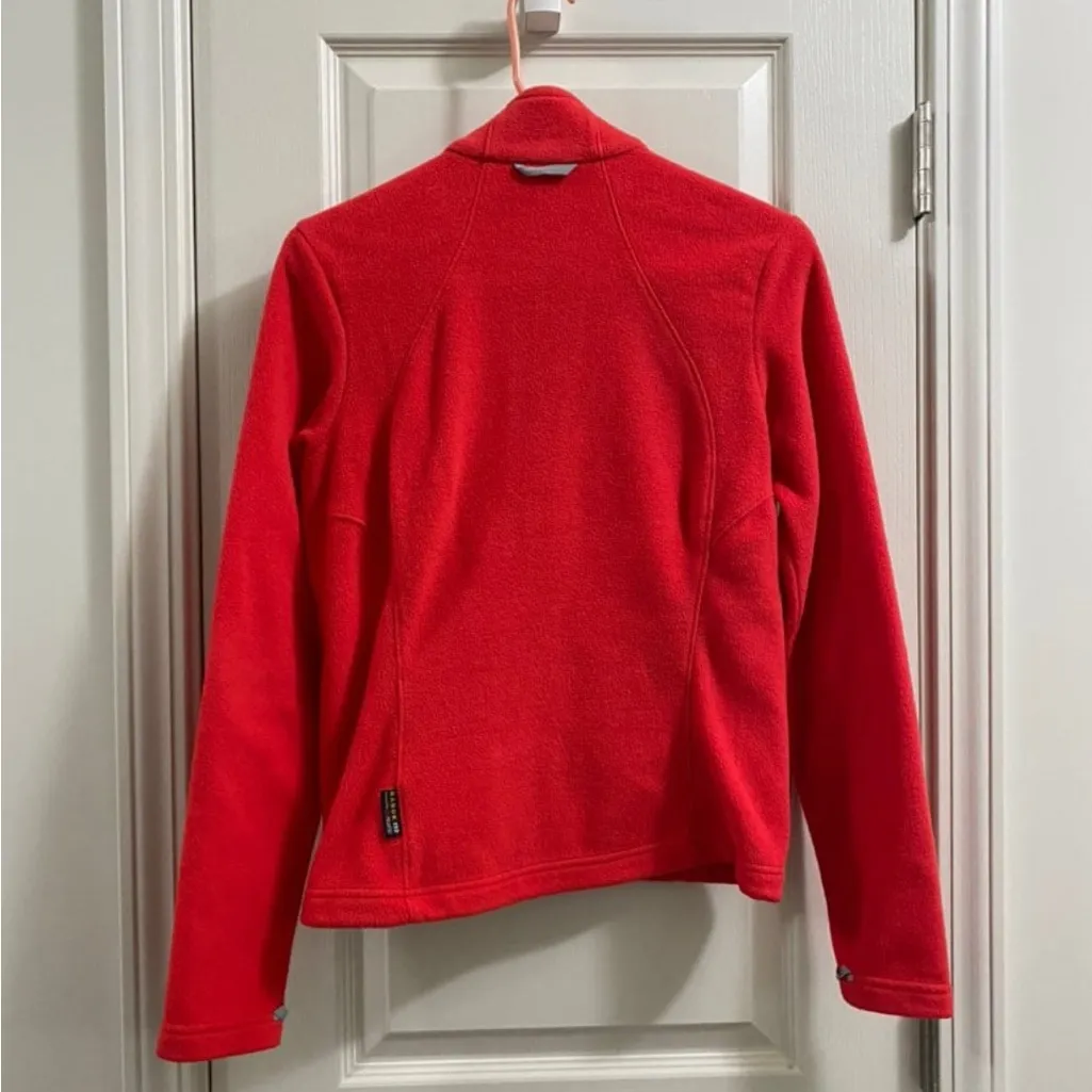 Jack Wolfskin Red Fleece Full Zip Jacket womens size S - Image 7