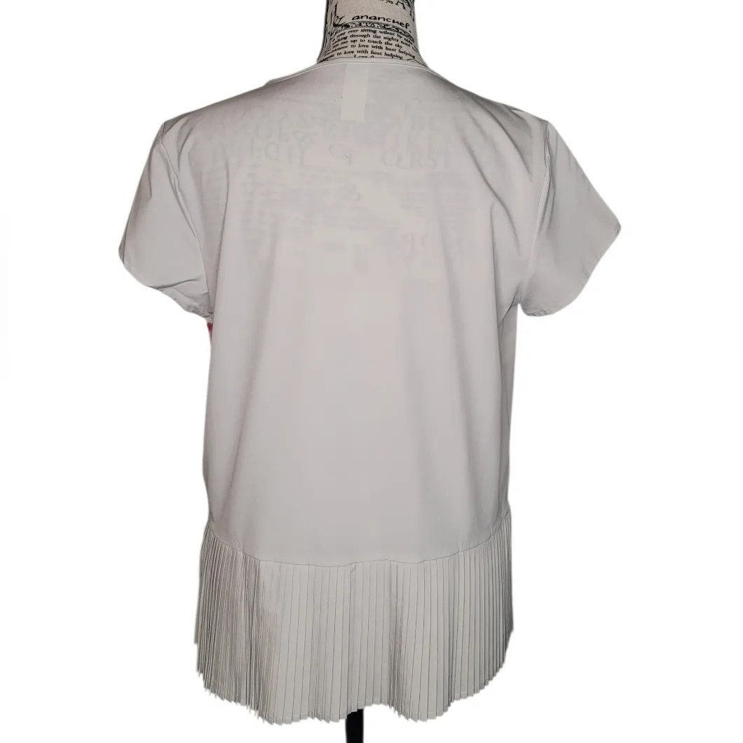 Spanx Yes, Pleats! Short Sleeve Tee Size:S NWT - Image 6
