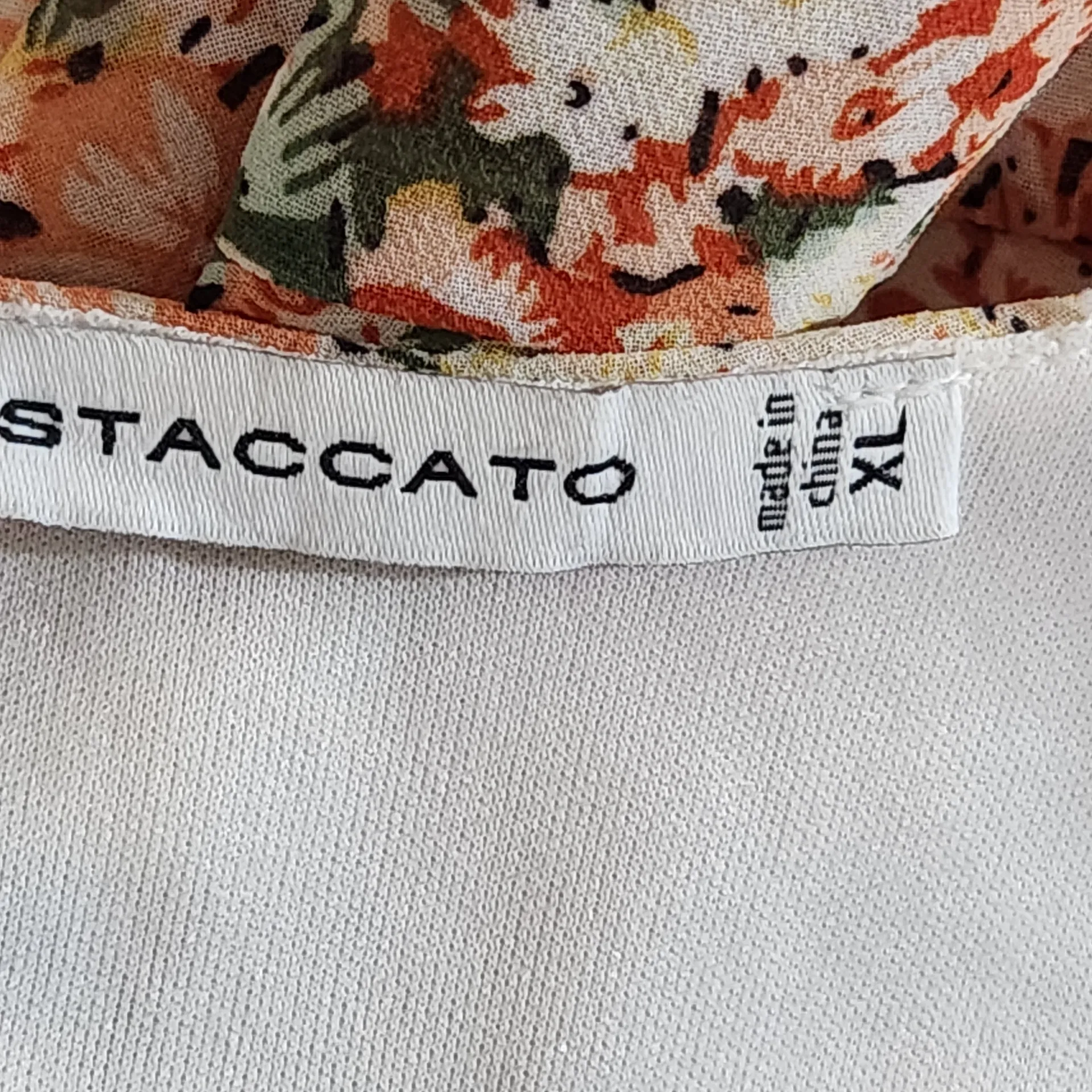 Staccato Orange Floral Dress Size XL Wedding Guest Dress - Image 8