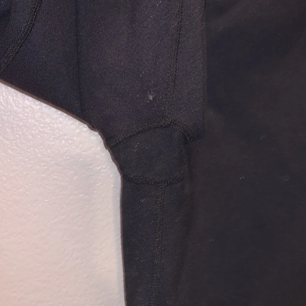 Lululemon  Roll Down Flare Crops athletic yoga workout pants black pink - Image 3