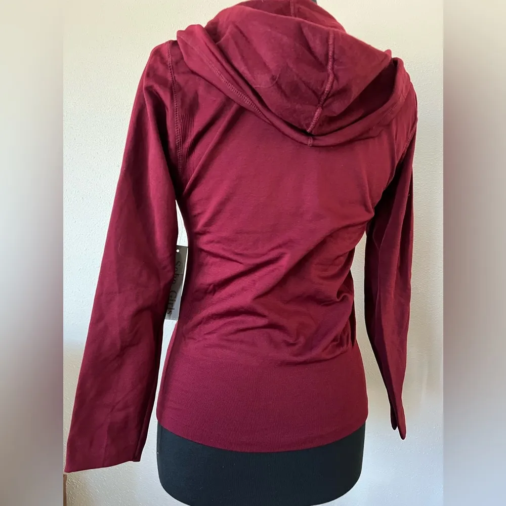 Soho‎ Girls Athletic Jacket Color Burgandy - Image 3