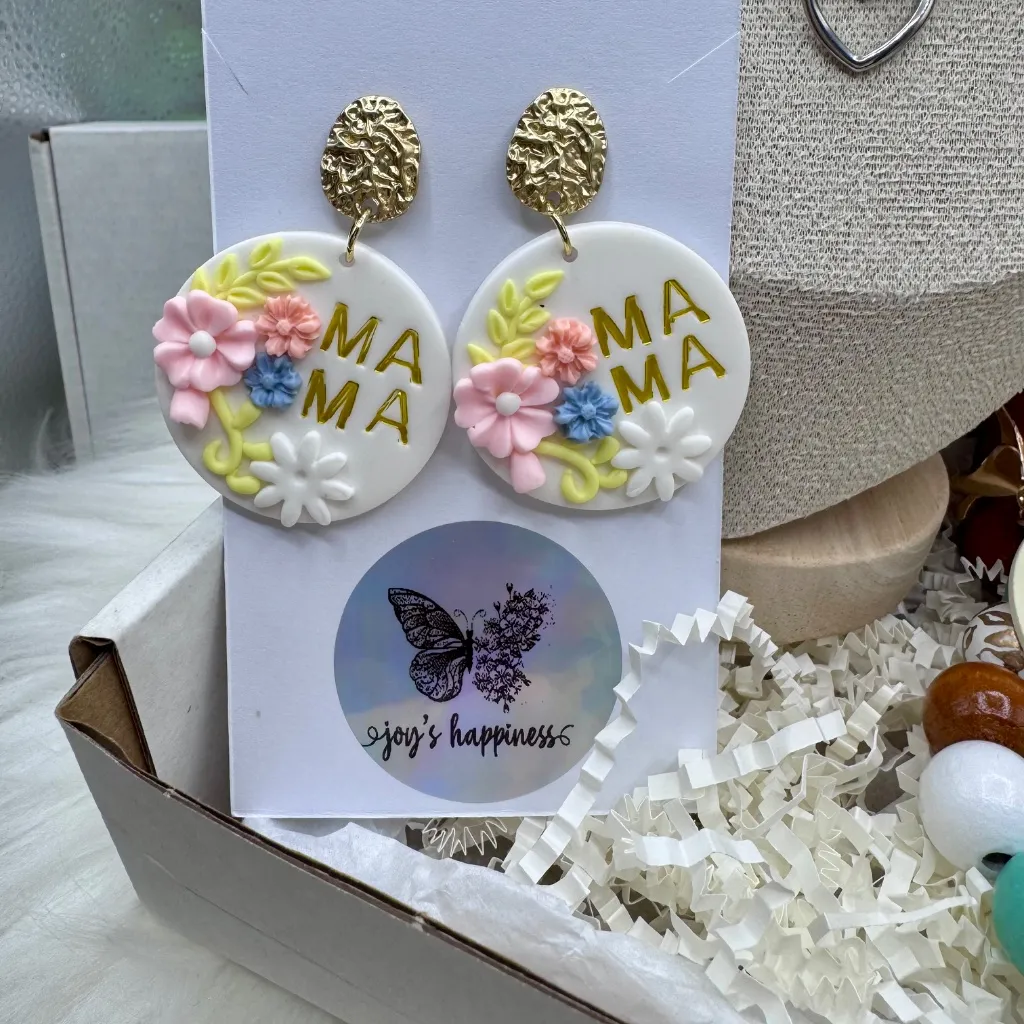 Wristlet Wallet & Jewelry Gift Box Mama Theme for Your Special Mama - Image 2