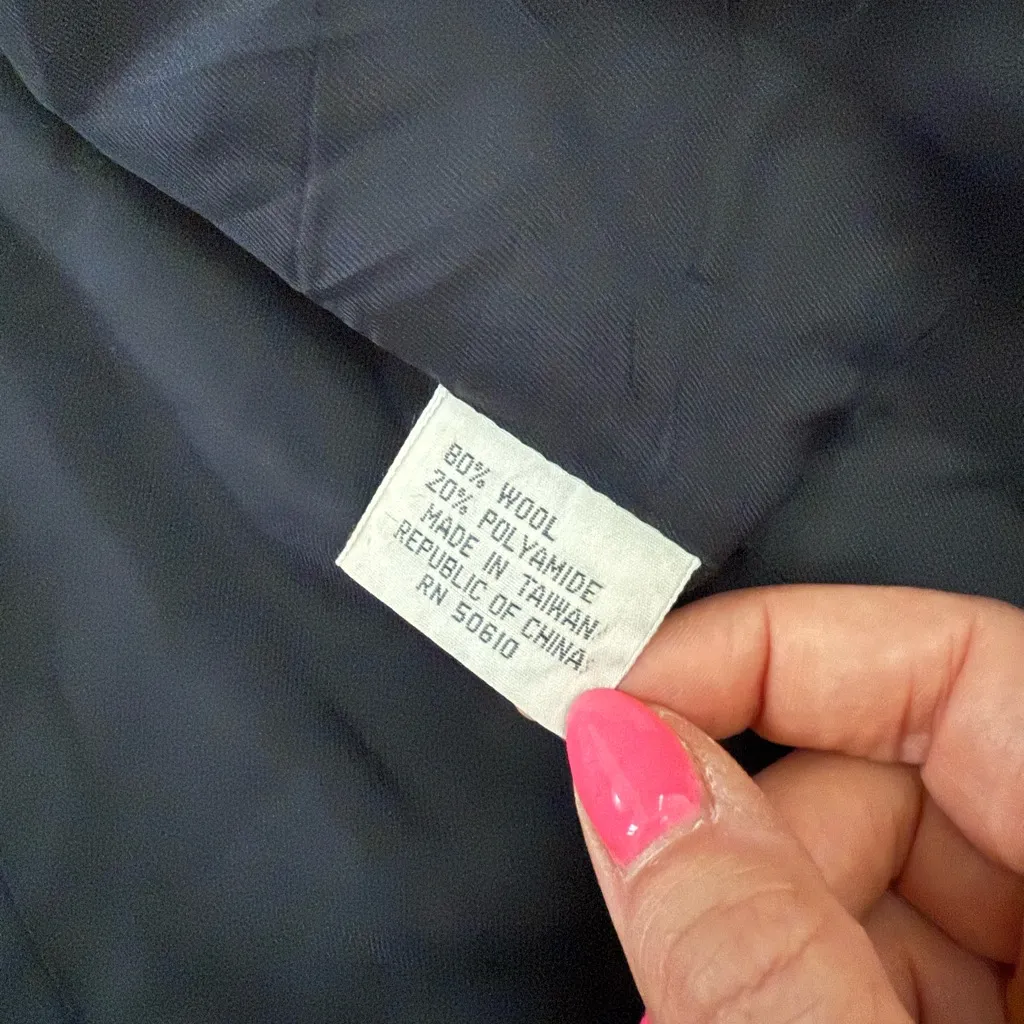 The Limited Vintage Navy Button Down Jacket - Image 5