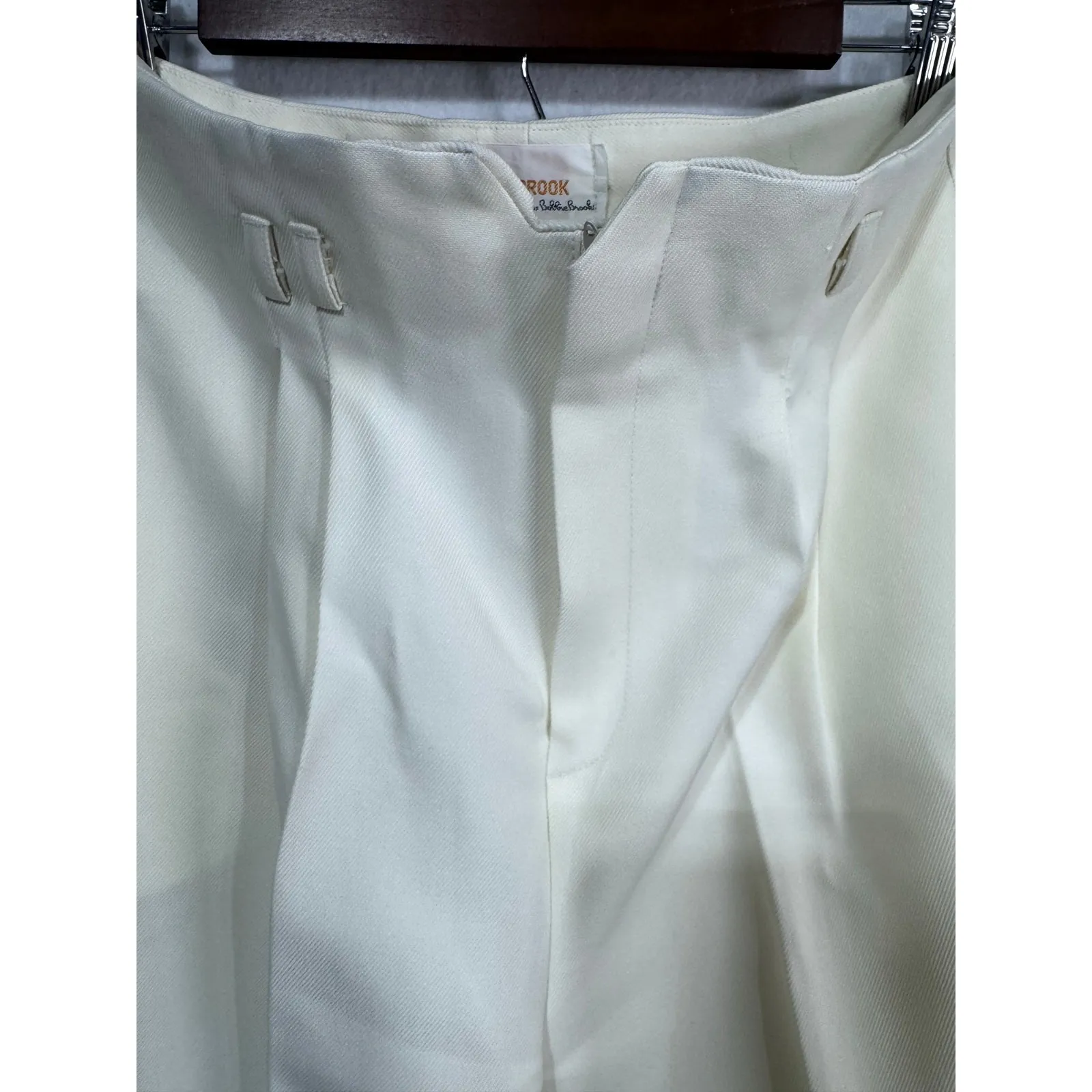 Colebrook Division of Bobbie Brooks High Waist Pleated Pants Tailored 14 Vintage Size 14P - Image 12