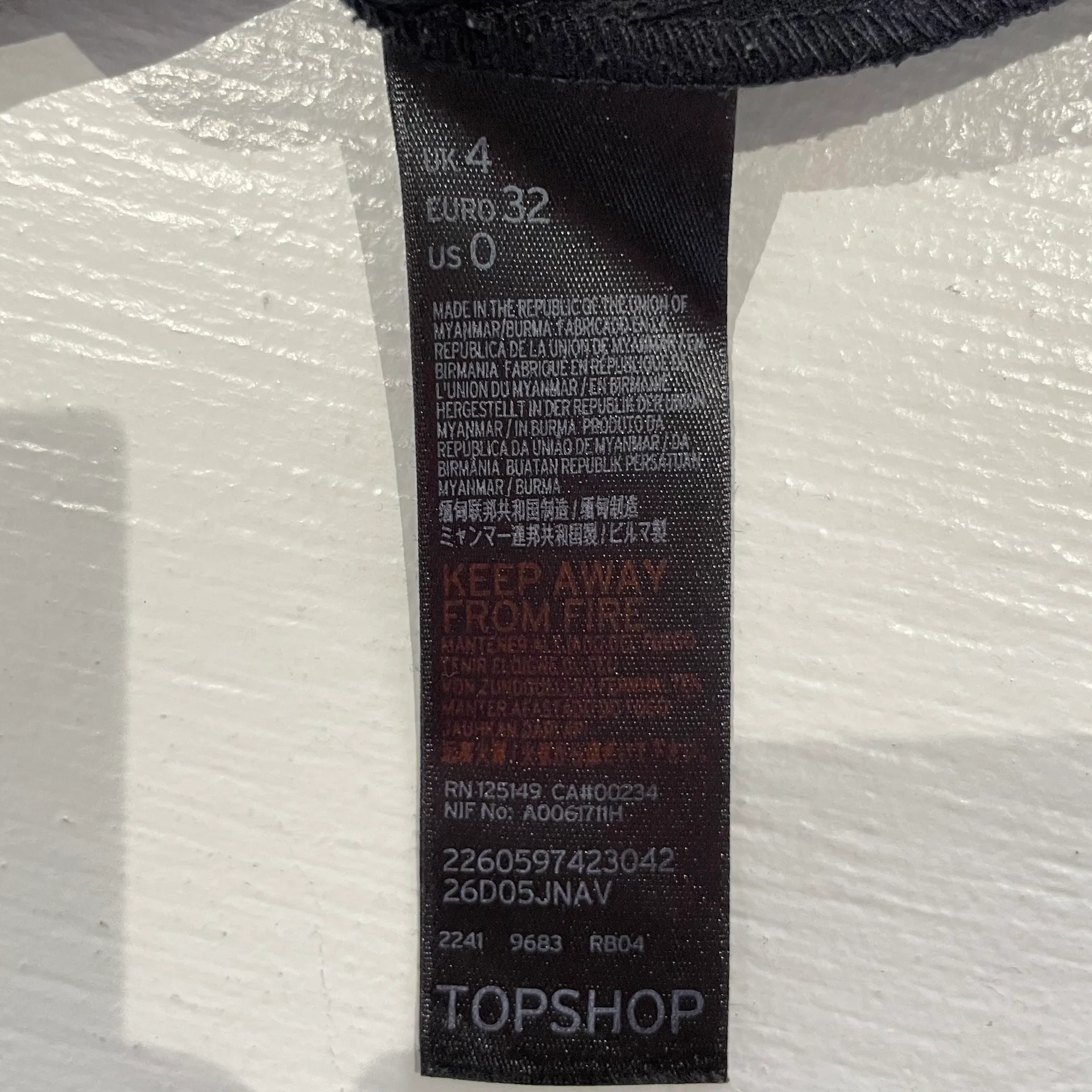 Drape Front Wrap Skirt Short Sleeve Dress Navy Blue Petite Size 0 - Image 16