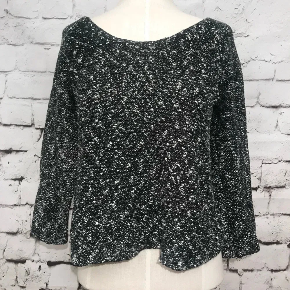 Helmut‎ Lang Caged Boucle Side Slit Pullover - Image 2