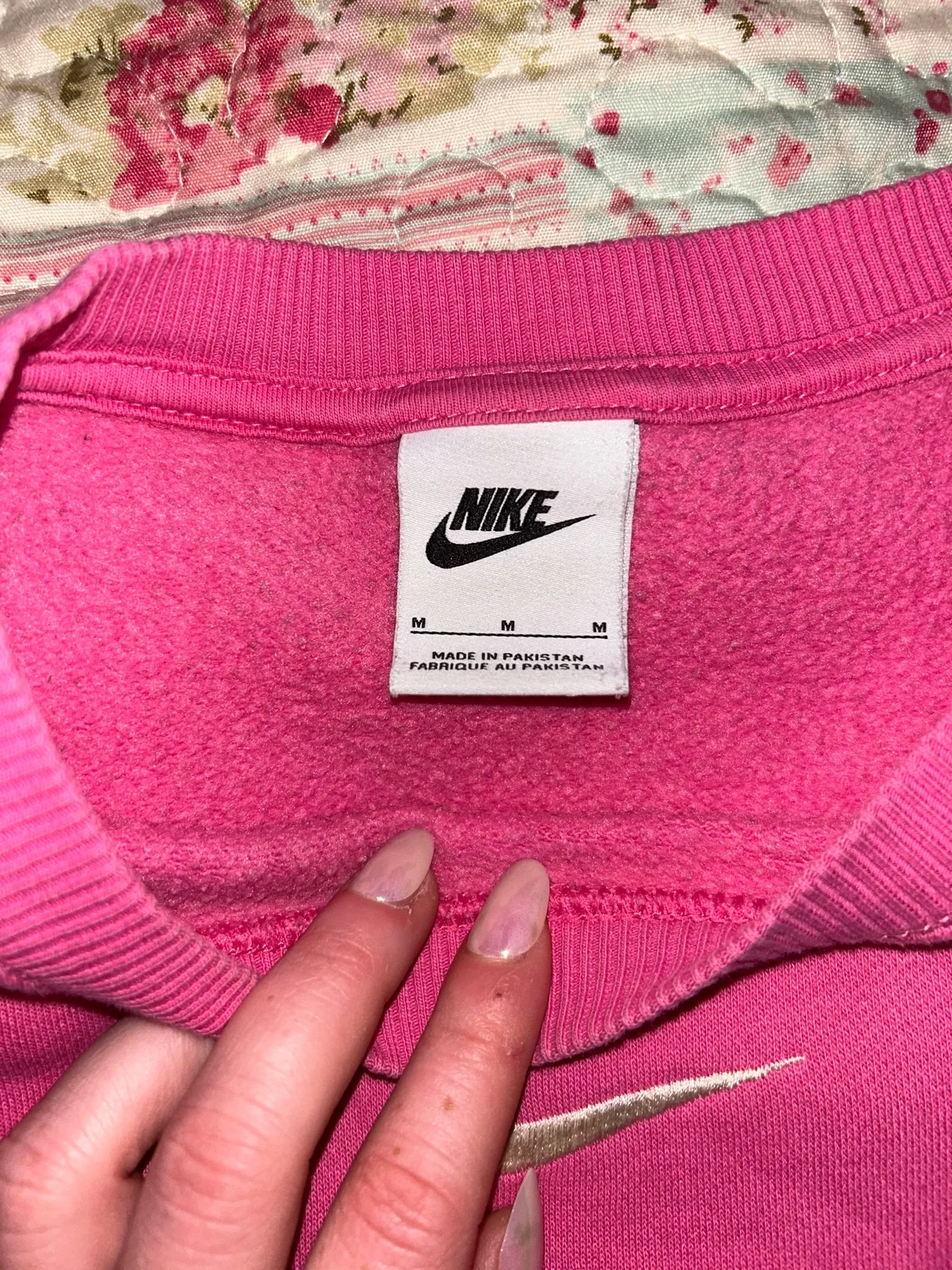 Pink Nike Sweatshirt - Image 2