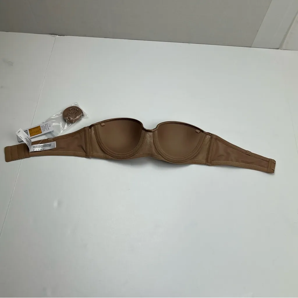 Natori Private Luxuries Embrace Womens Strapless Bra SunTan SZ 32A‎ 1229126T NEW - Image 7