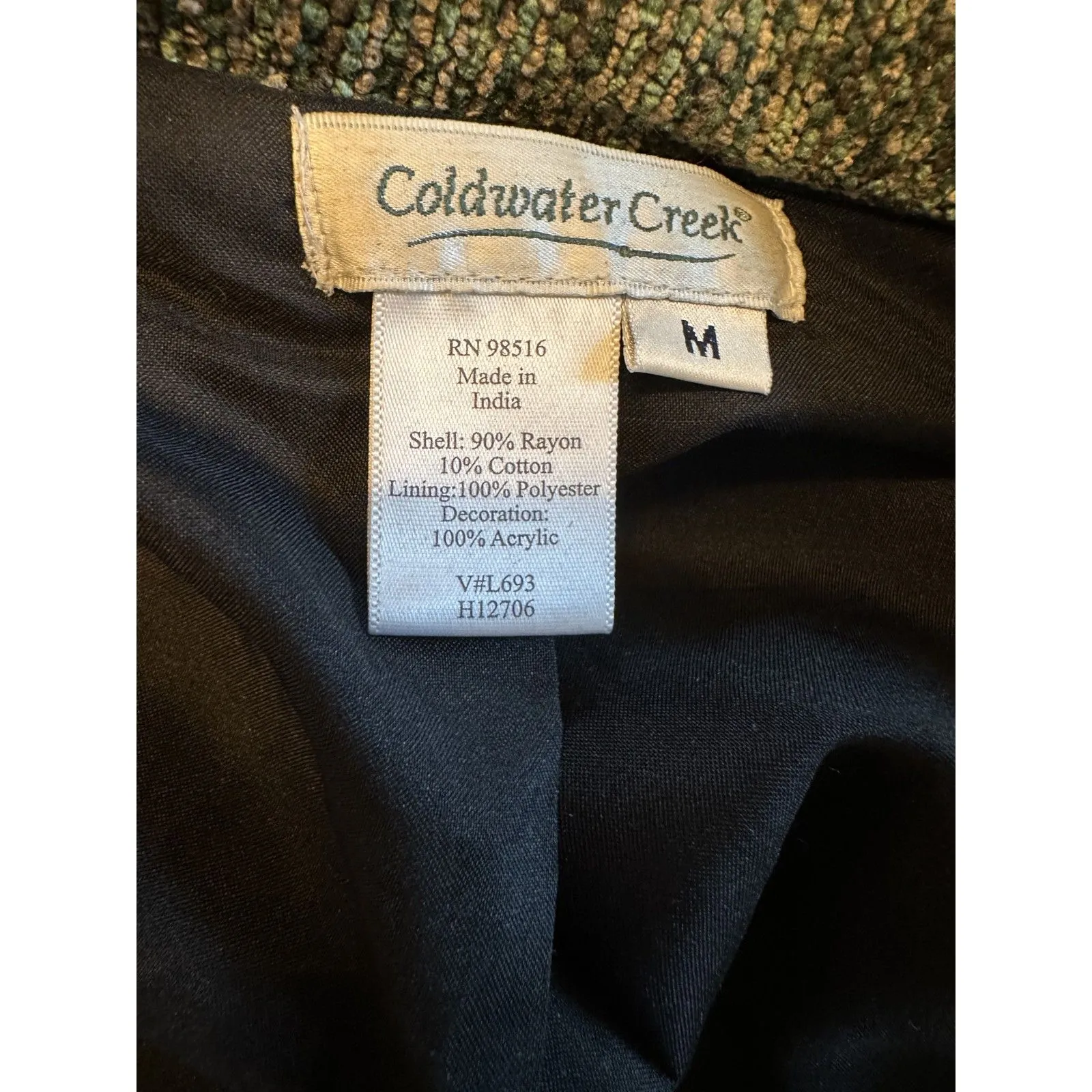 Vintage Cottagecore Coldwater Creek Buttonup Sweater Size Medium - Image 4
