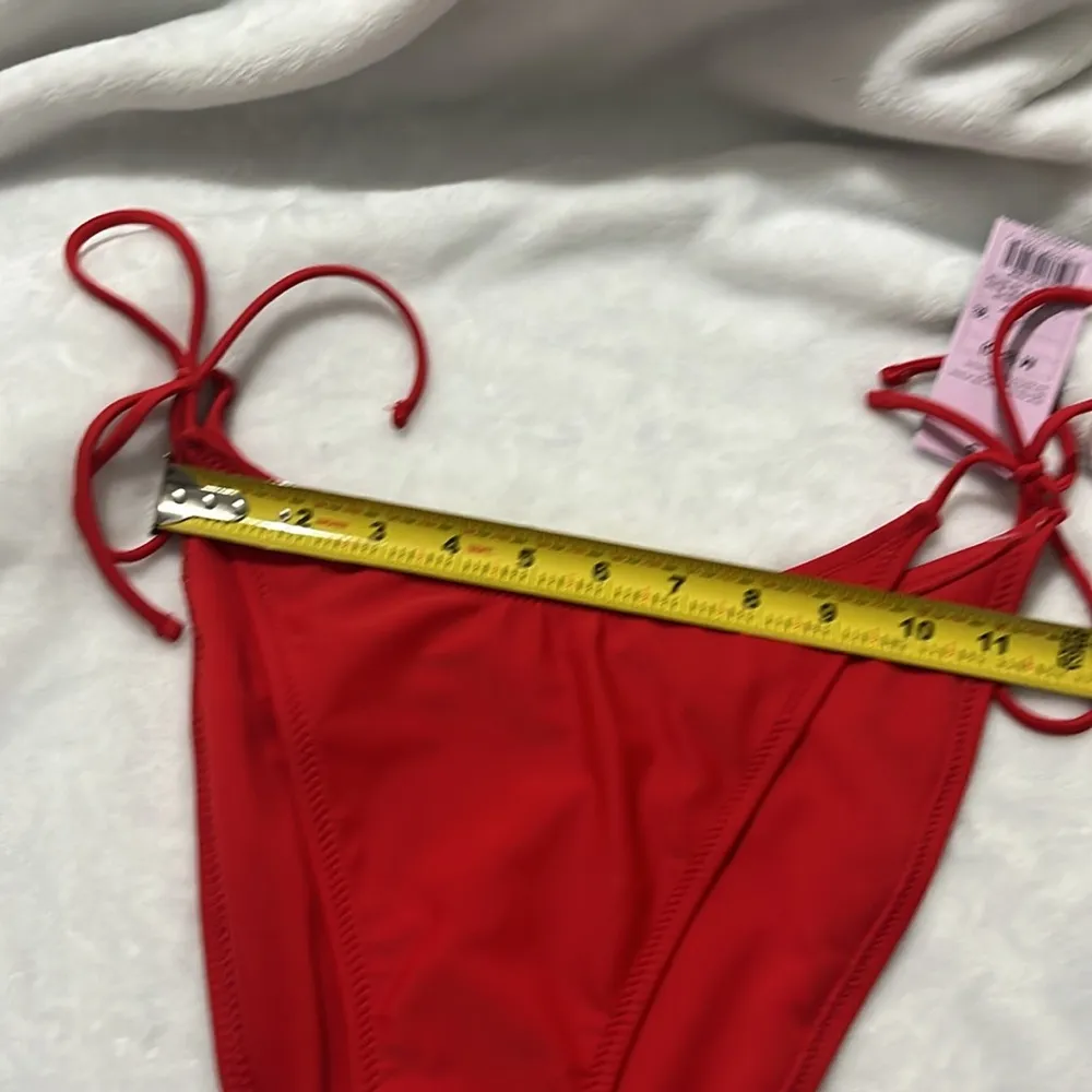 New Wild Fable Women’s Red String Bikini Bottoms Size Medium NWT - Image 7