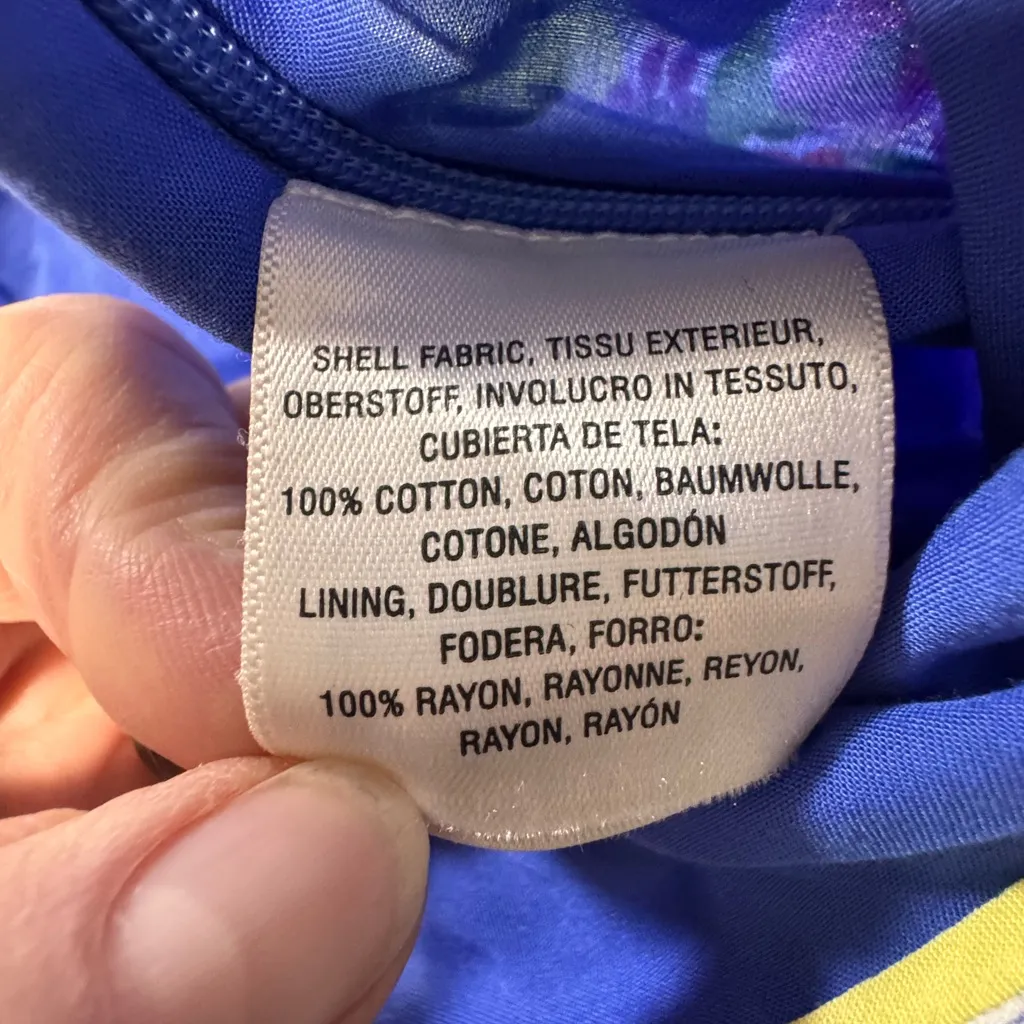 Anthropologie Conversations Floral Polka Dot A-Line Skirt Size 12 - Image 6