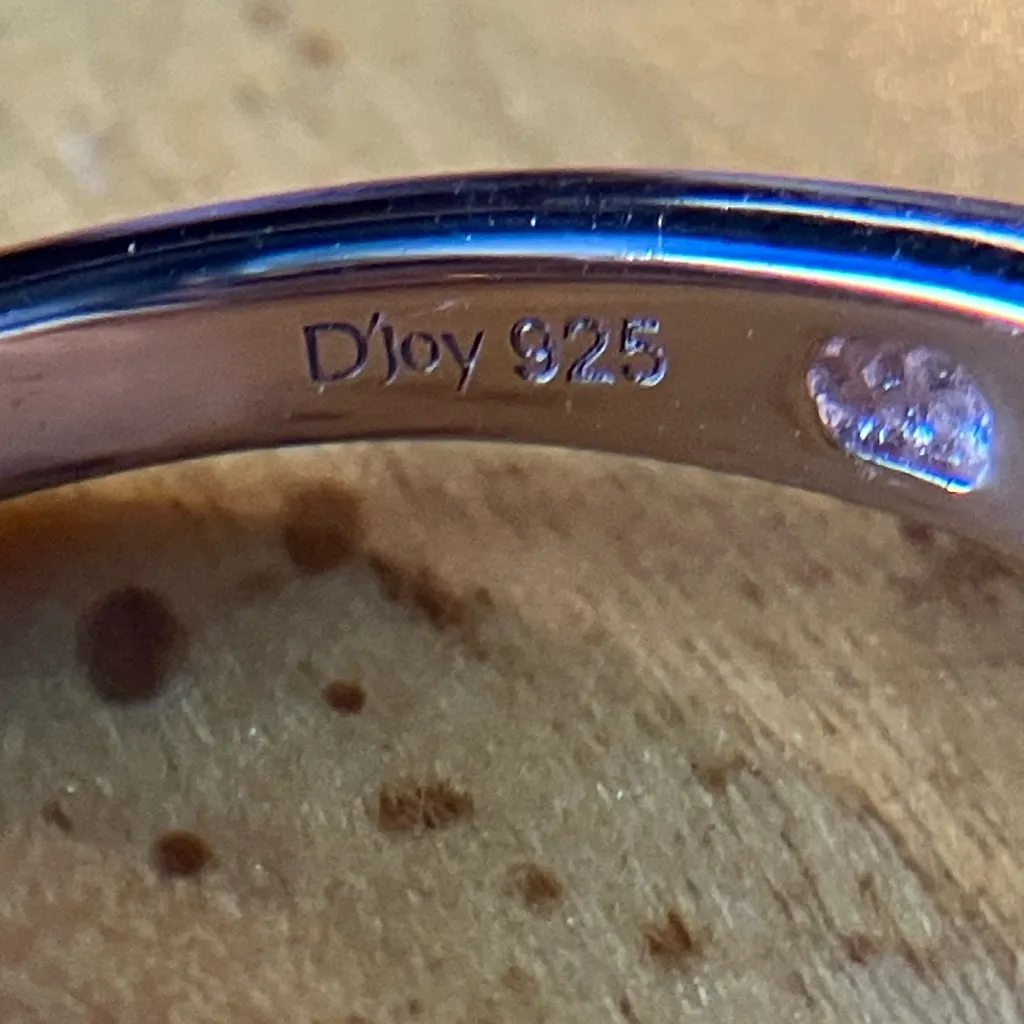 Tanzanian Wine Garnet Halo Ring Size 9 - Image 6