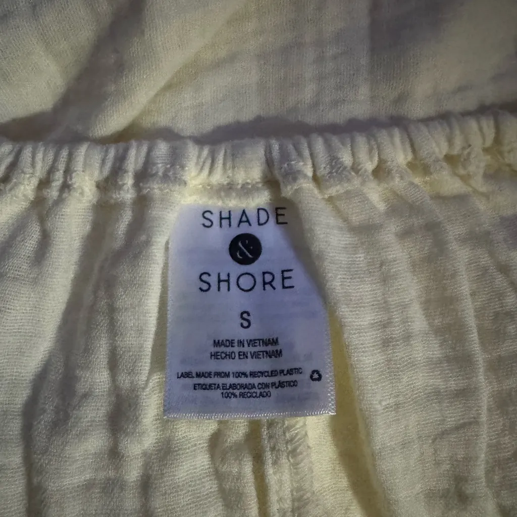 Shade & Shore Cream Maxi Swim Coverup with Side Slit - Image 8