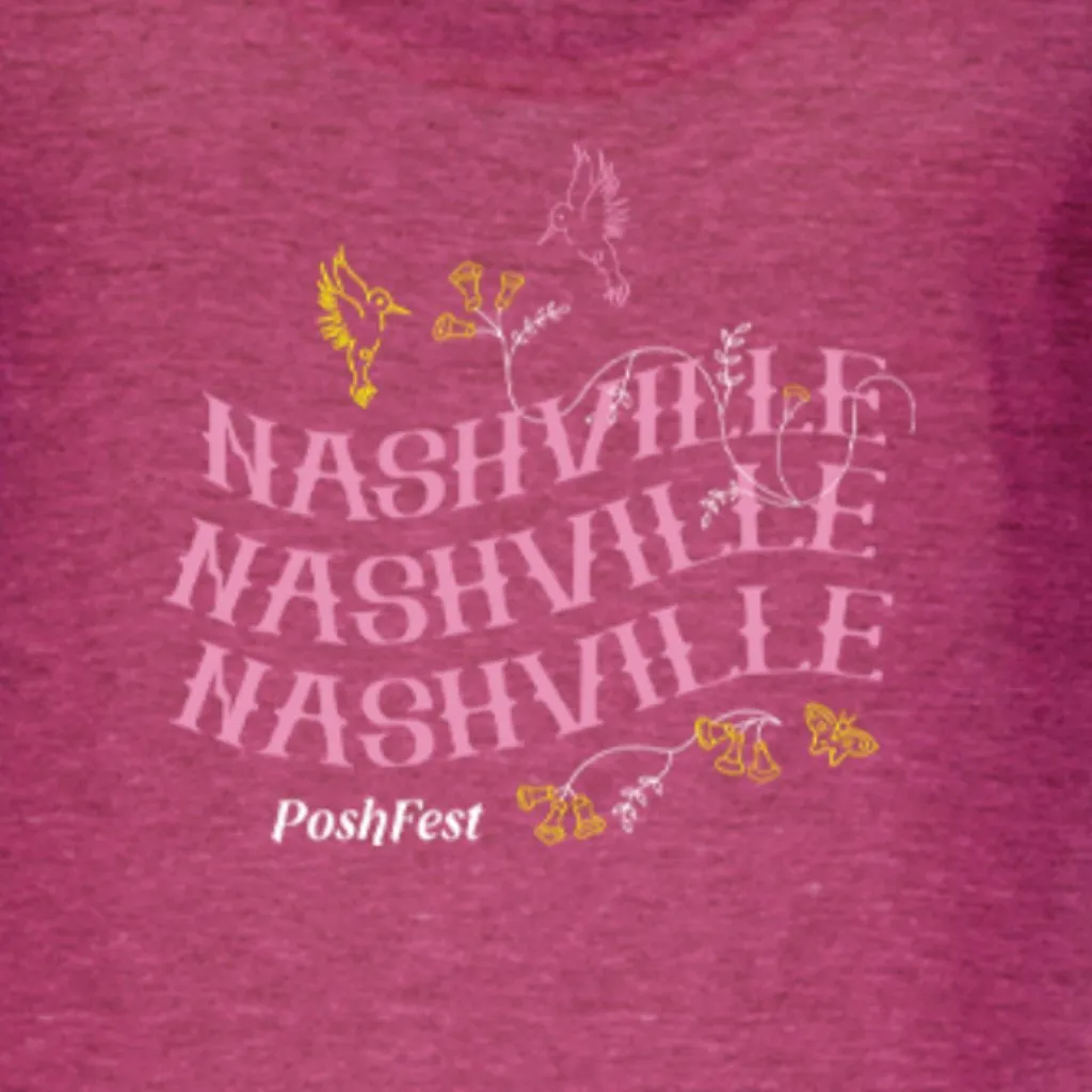 PoshFest 2024 Exclusive Nashville Tank Top Women’s size medium Pink - Image 2