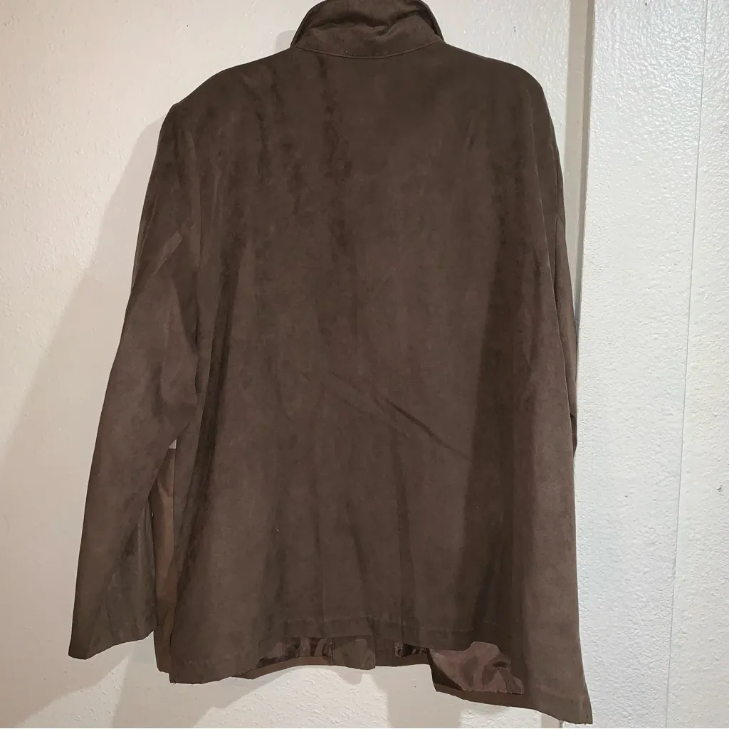 Bon Worth Elegant Brown‎ and Gray Top Brown Size XL - Image 6