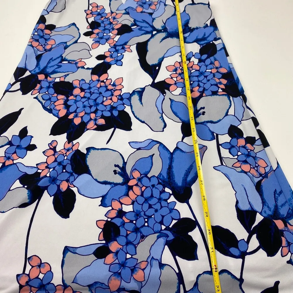 Ivanka Trump White Vivid Print  Floral Dress Size S - Image 2