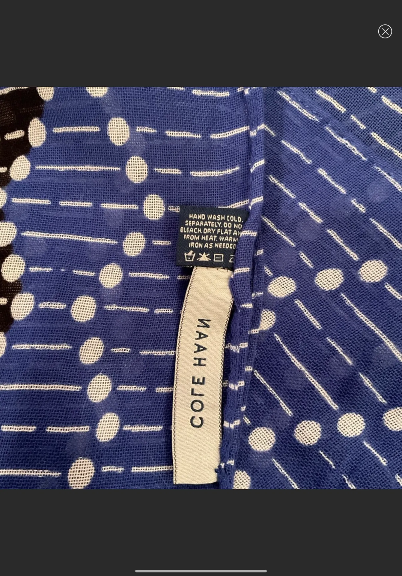 Cole Haan cotton scarf - Image 6