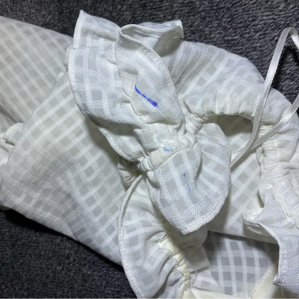 $125 C/MEO Collective Perfect Part Mini White Long Sleeve Dress‎ ( M ) - Image 10