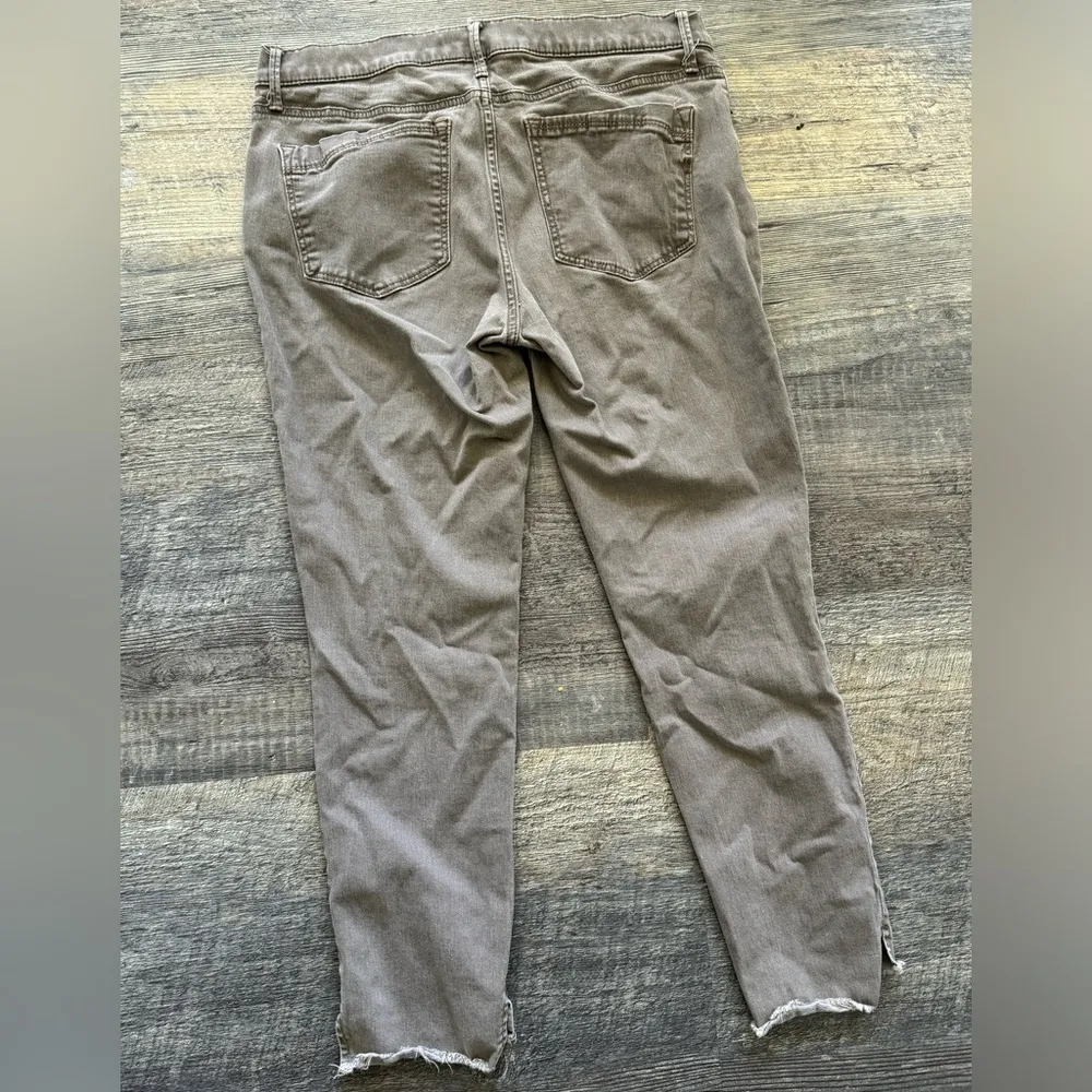 Express Ankle Legging Stretch Mid Rise Rise Jeans Gray Brown Size 10 R - Image 6