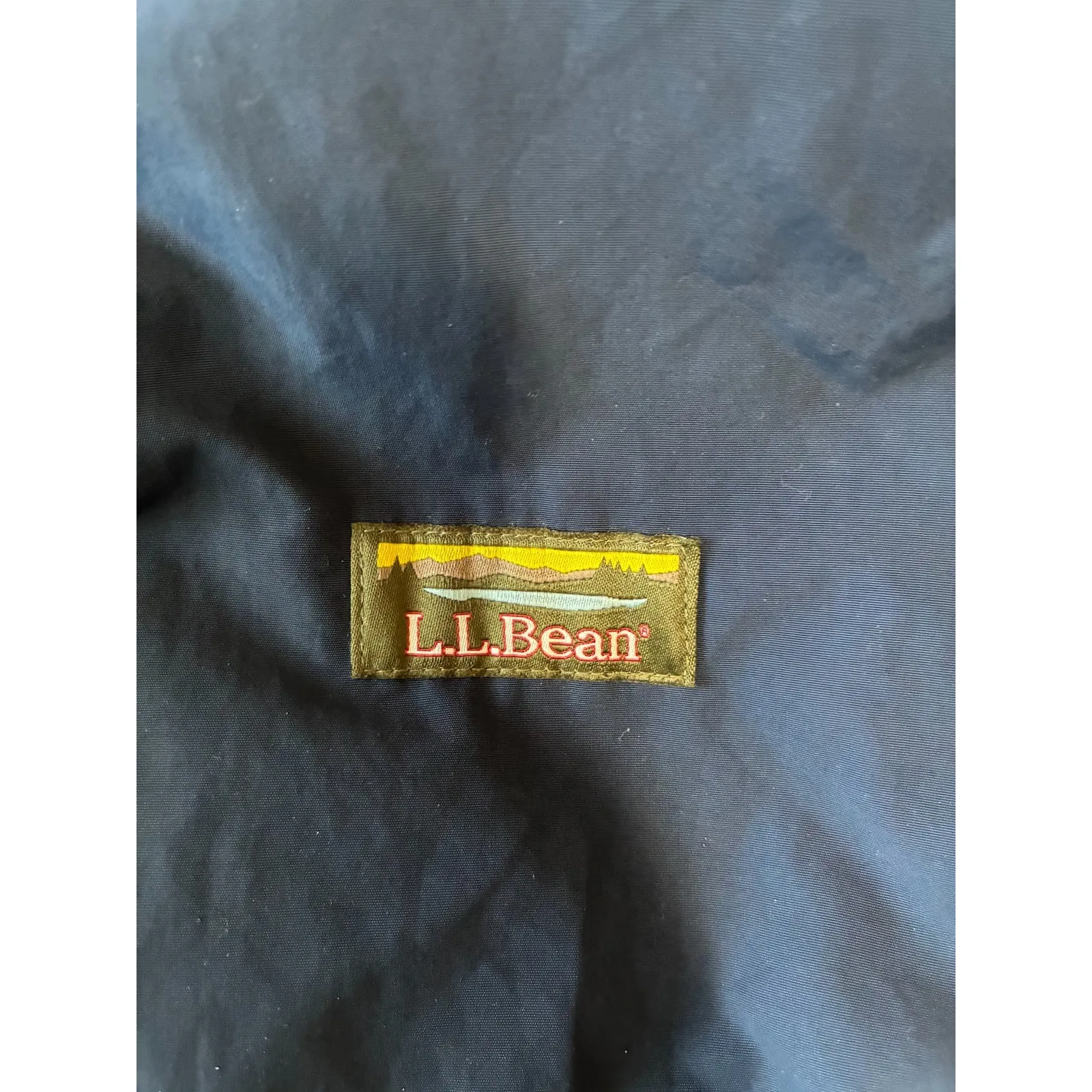 L.L. Bean Men's Fleece Lined Windbreaker/Bomber Style‎ Jacket Size Large - Image 4