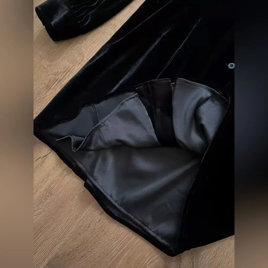 FRAME The Velvet Sailor Mini Dress 6 - Image 12