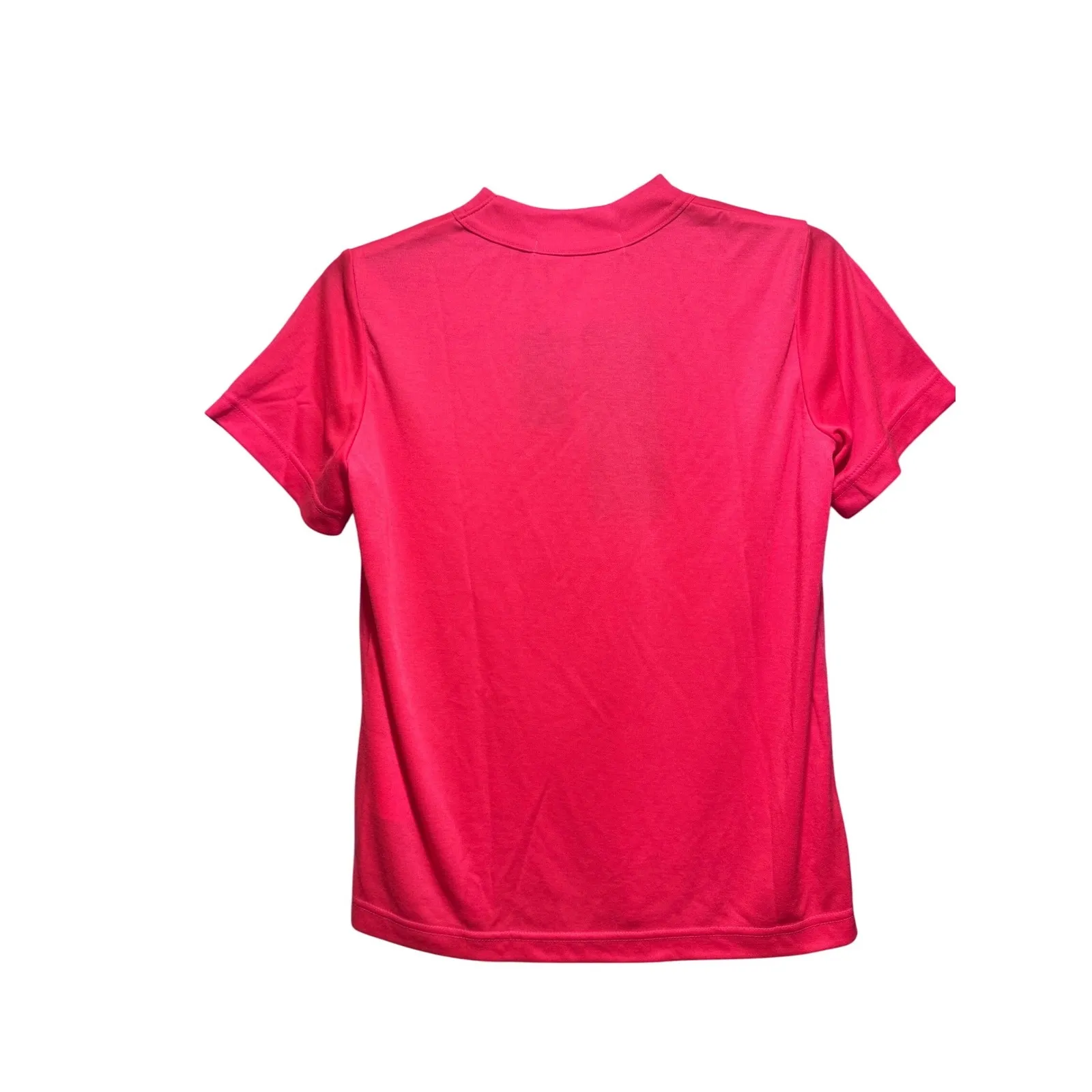 JUNYA WATANABE COMME des GARCONS Pink Mock Neck T Shirt Size S Red - Image 5