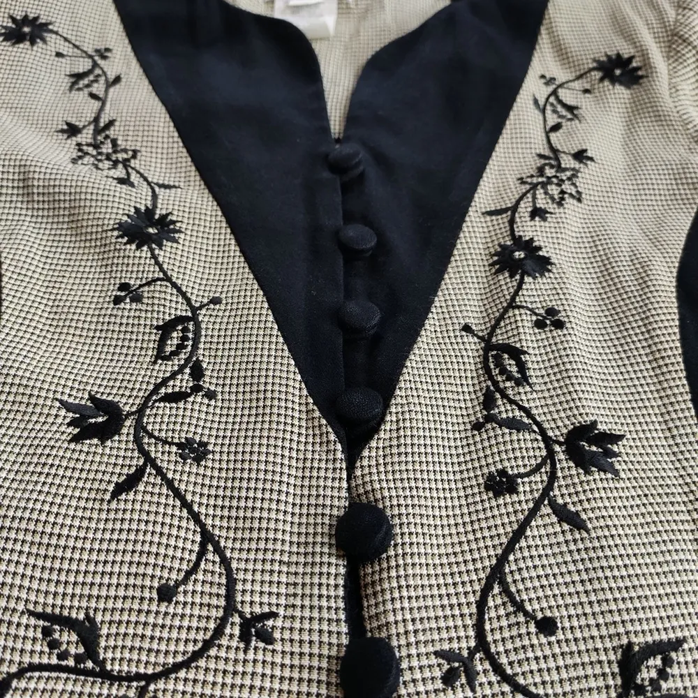 80s Perceptions by Irene B shoulder pads blazer - Image 5