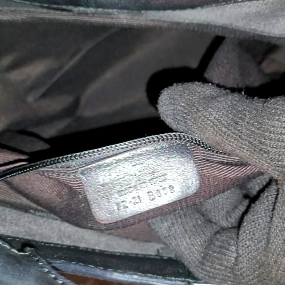 SALVATORE FERRAGAMO RARE shoulder bag/Handbag NYLON & LEATHER vala ribbon 🔥 - Image 4