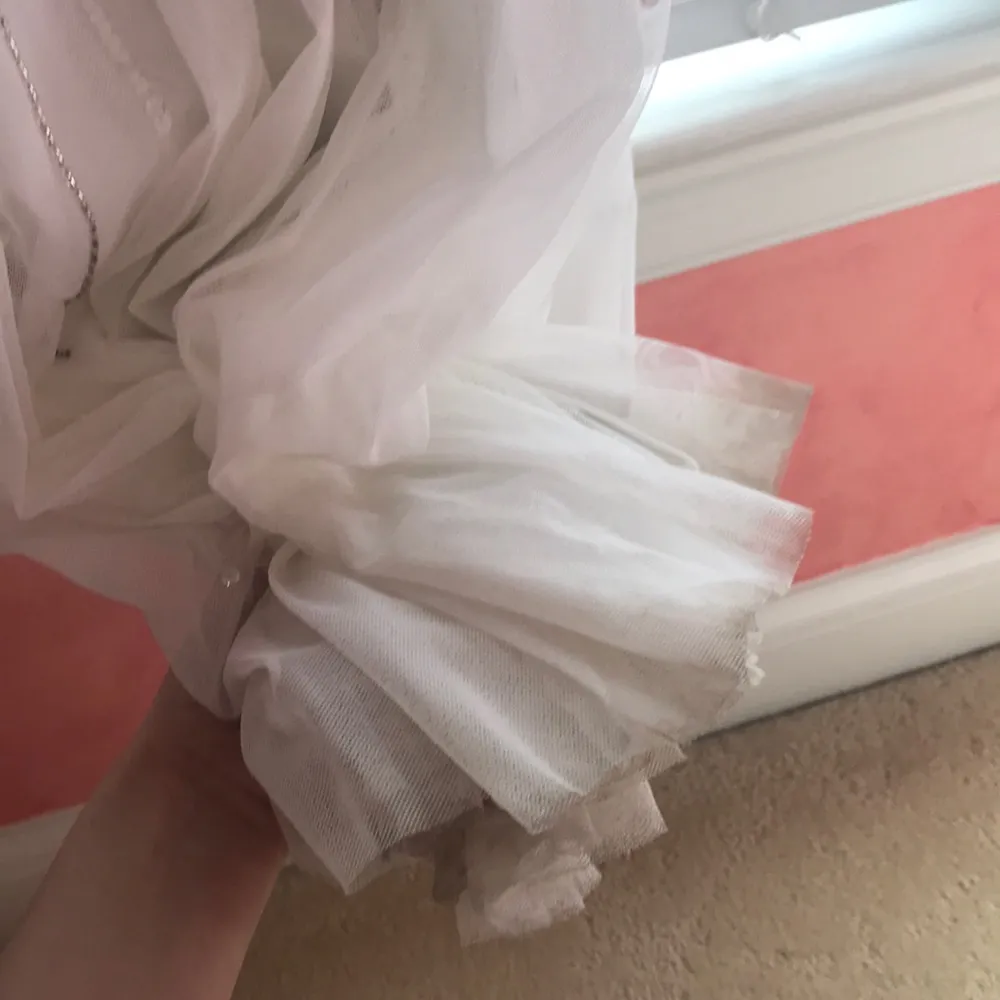 Sean Collection White beaded mermaid gown - Image 5